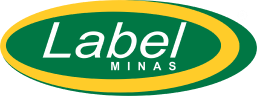 Logo da Label Minas, cor verde bandeira e amarelo ouro